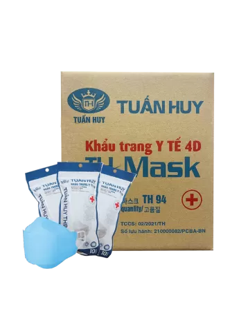 Khẩu Trang KF94 Tuấn Huy Xanh Thùng 300 Cái